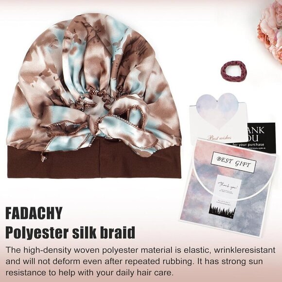 Chemo Caps Headwear for Women ink Color Head Scarf Turbans for Summer